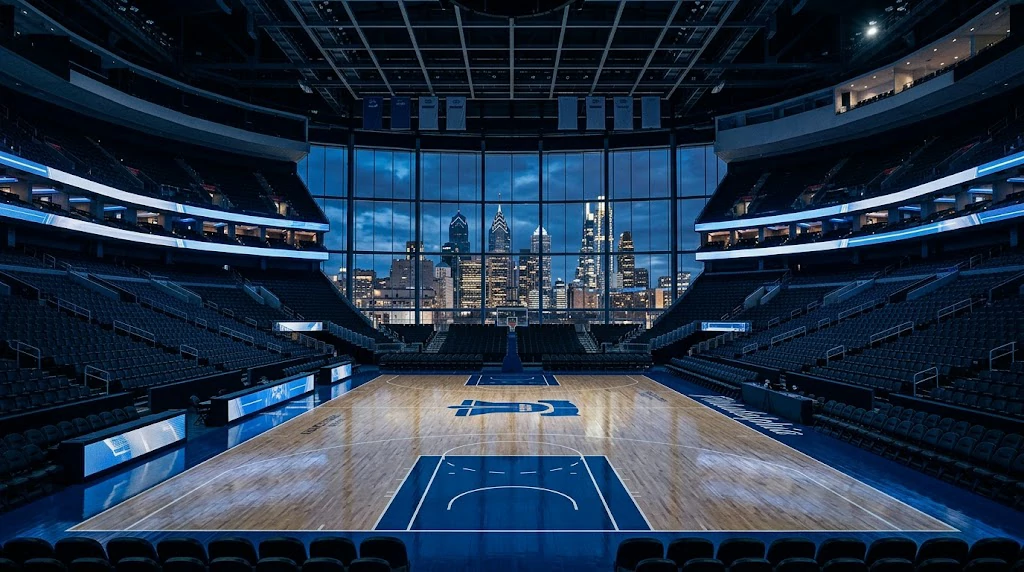 76ers 2026-27 Philadelphia basketball arena before NBA season