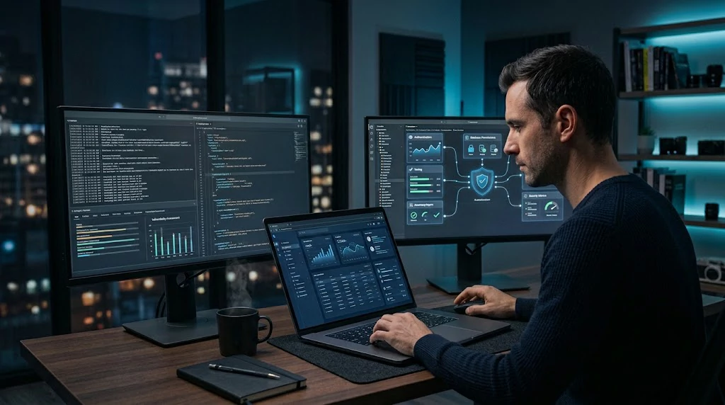 Security review of an AI-generated application