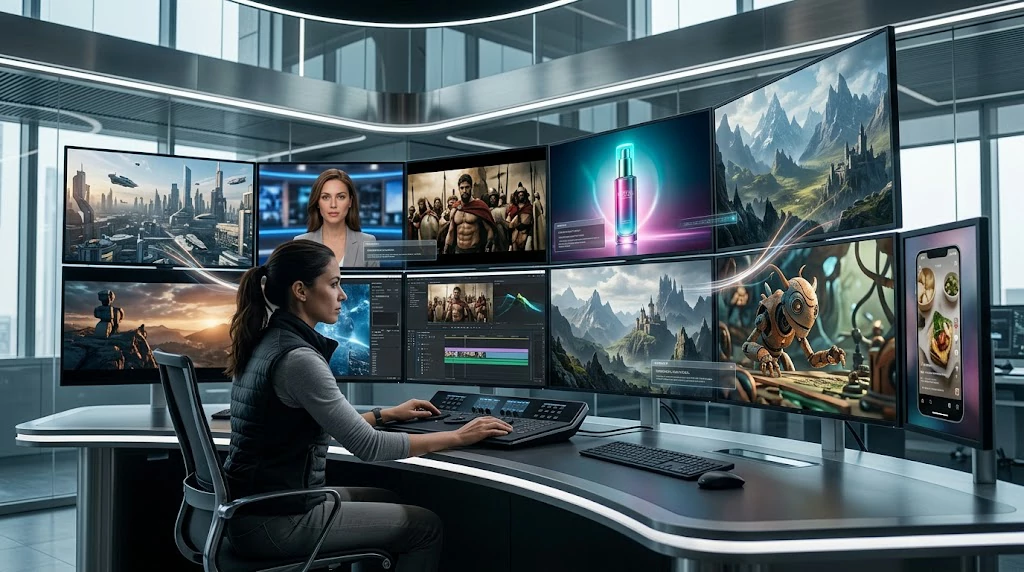 AI video generators in 2026 creating videos from text