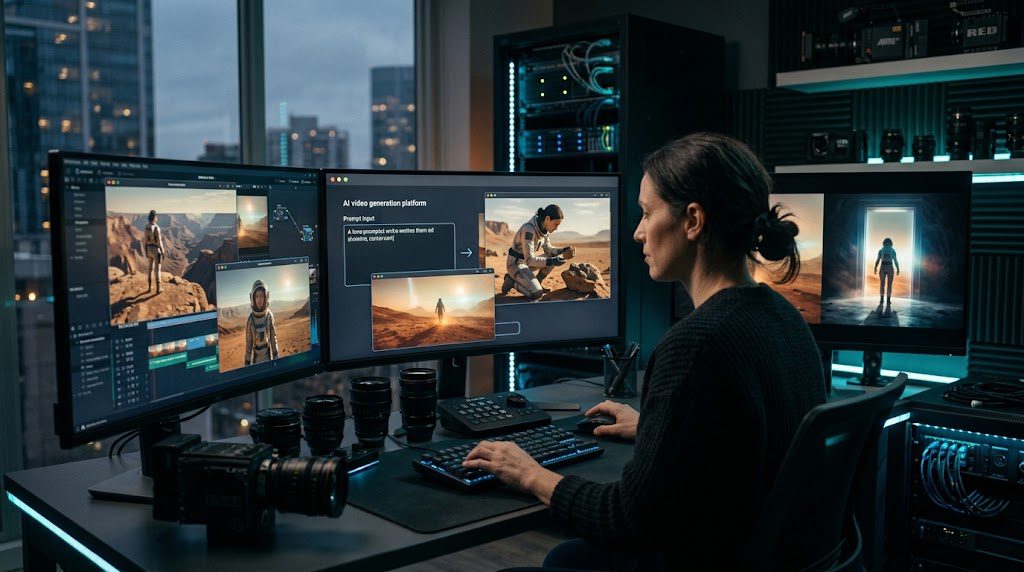 text to video AI tools generating cinematic content