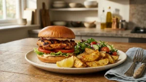 Copycat Nando’s Peri Peri Chicken Burger: Easy Homemade Recipe