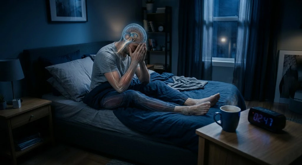 Stress caffeine and lack of sleep can contribute to hypnic jerks