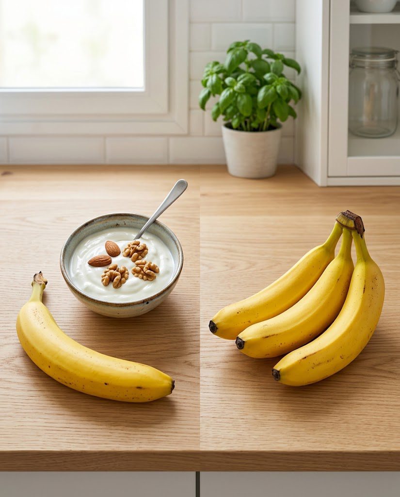 banana portion size before bed