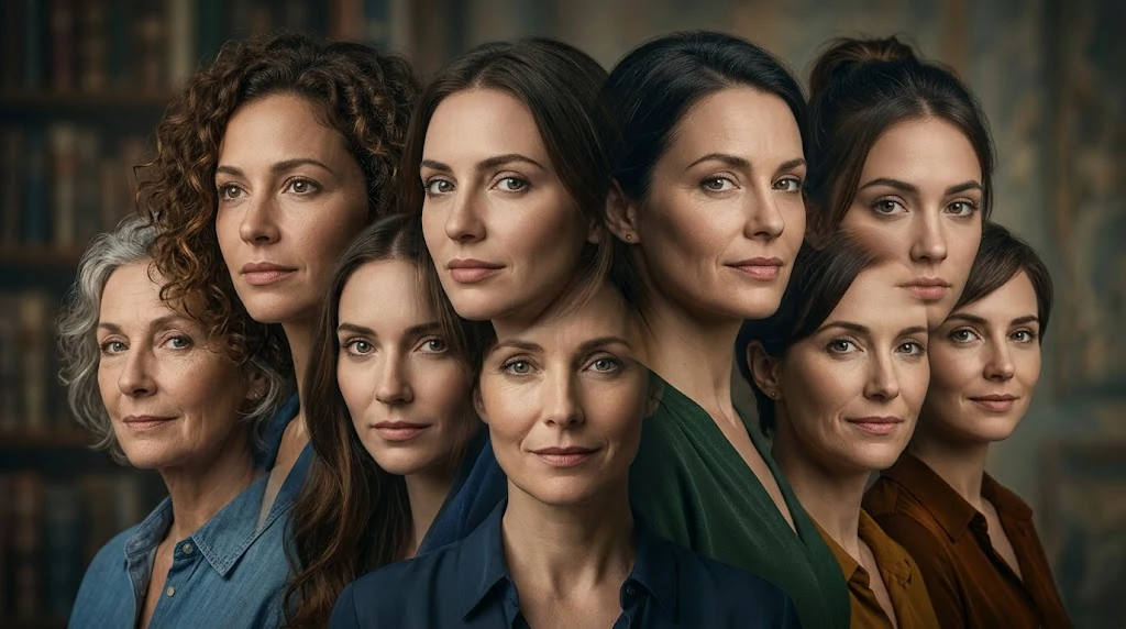 visual personality test showing women in an optical illusion image for a first impression challenge